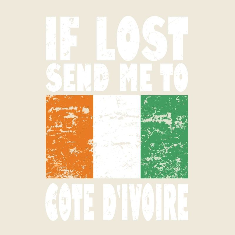 Cote Dívoire Flagge Spruch