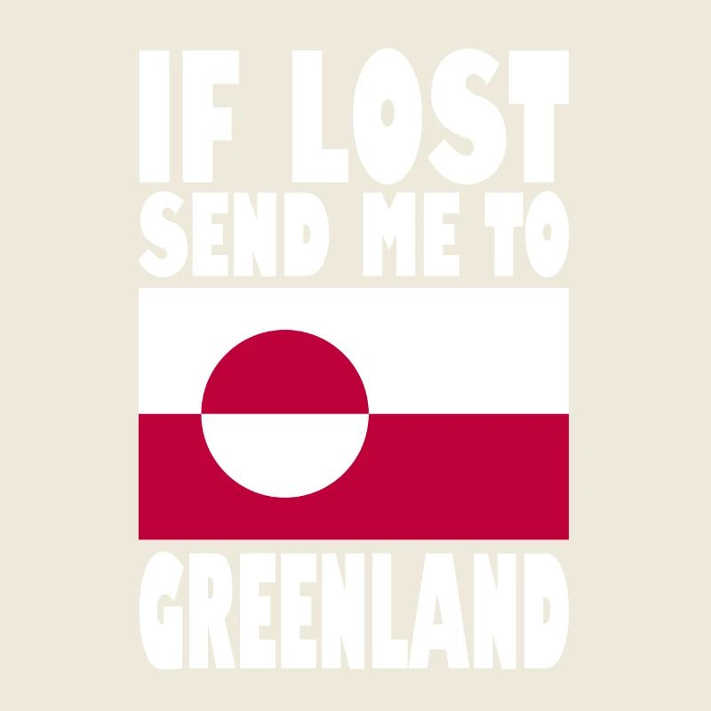 Grönland Flagge Spruch