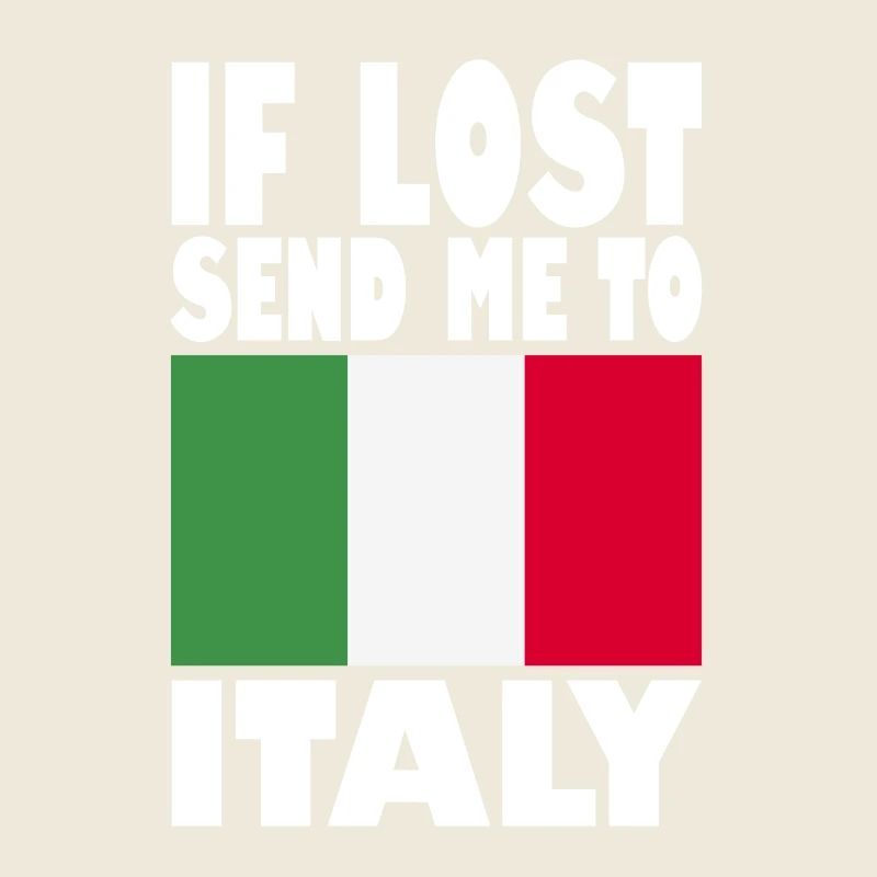 Italien Flagge Spruch