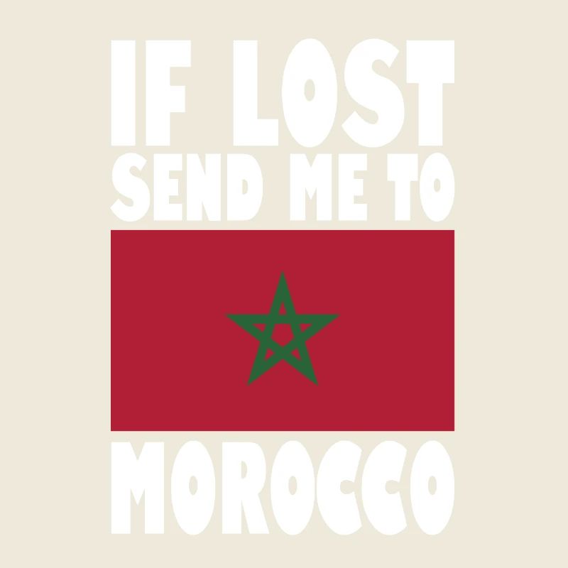 Marokko Flagge Spruch