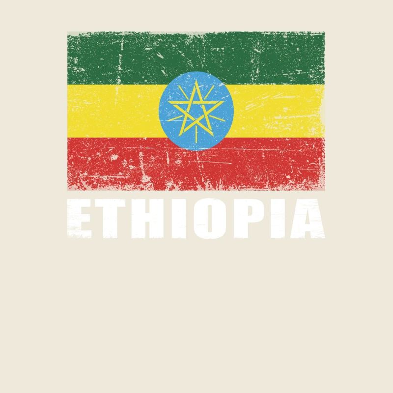 Drapeau éthiopien Grunge Drapeau éthiopien