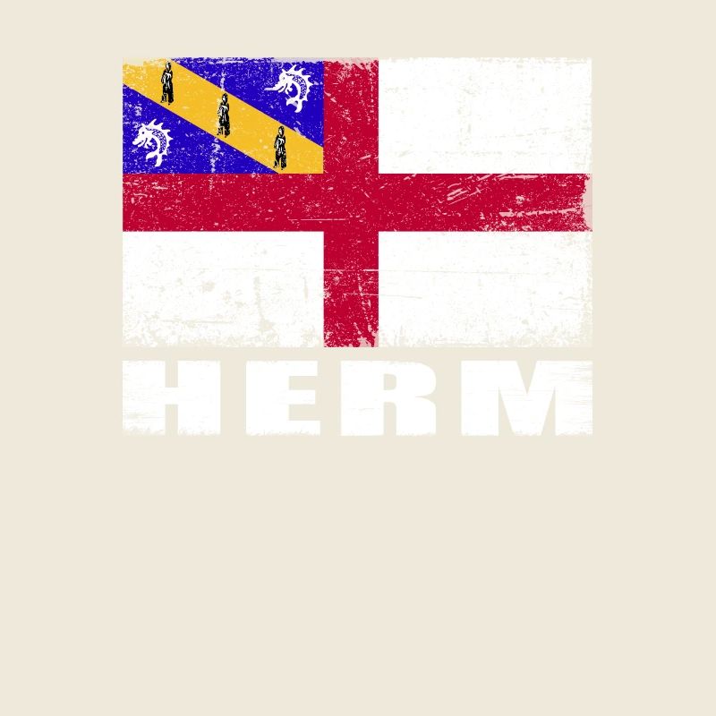 Drapeau Herm Grunge Drapeau Herm