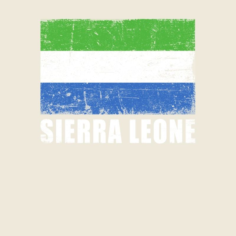 Drapeau de la Sierra Leone Grunge Drapeau de la Sierra Leone