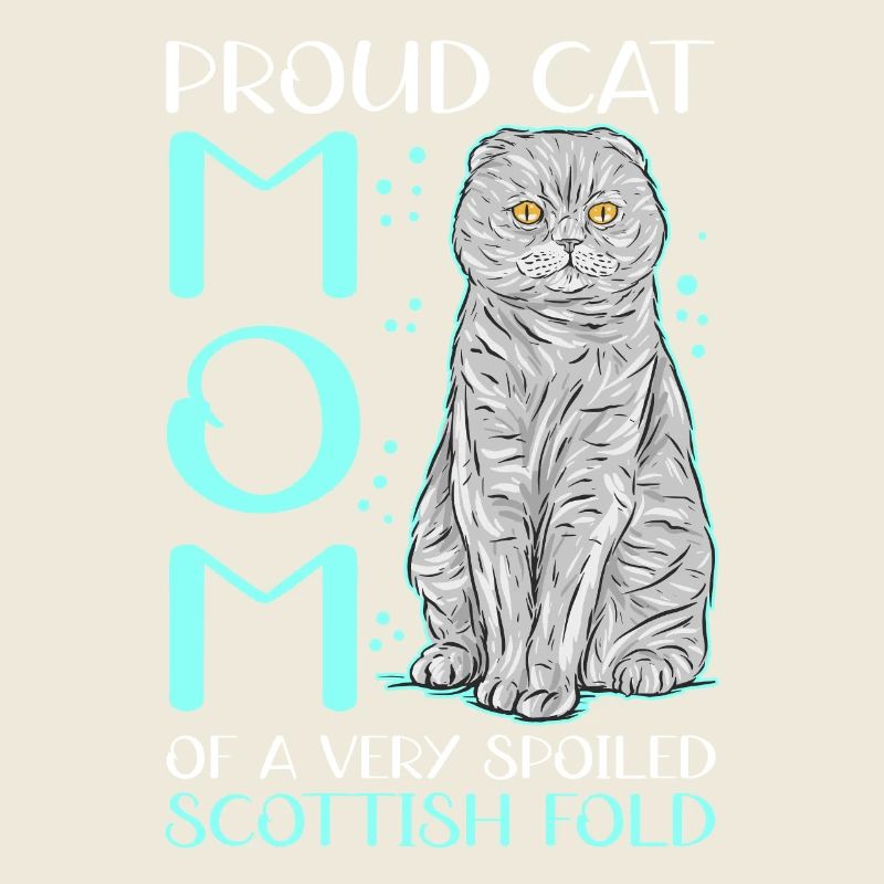 Écossais Chat à oreilles pliantes Maman Cat Cadeau