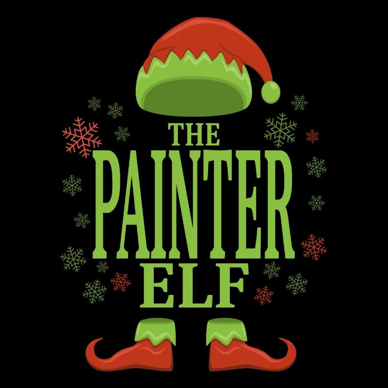 Peintre elfe de Noël