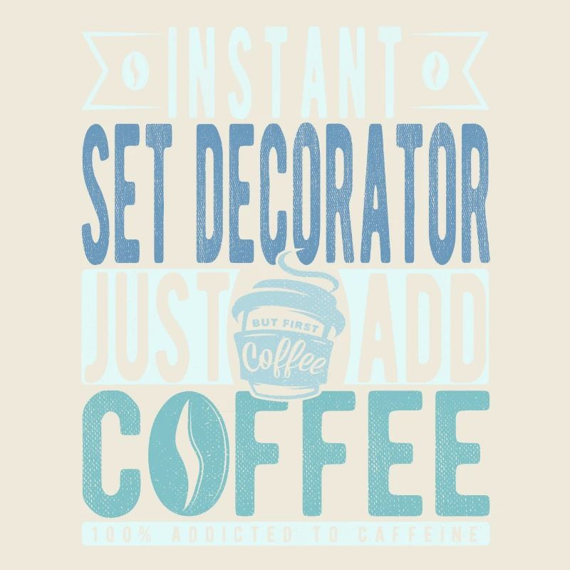 Set Dekorateur Kaffee Spruch