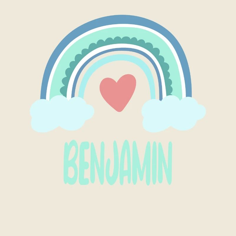 Benjamin Name Rainbow Baby