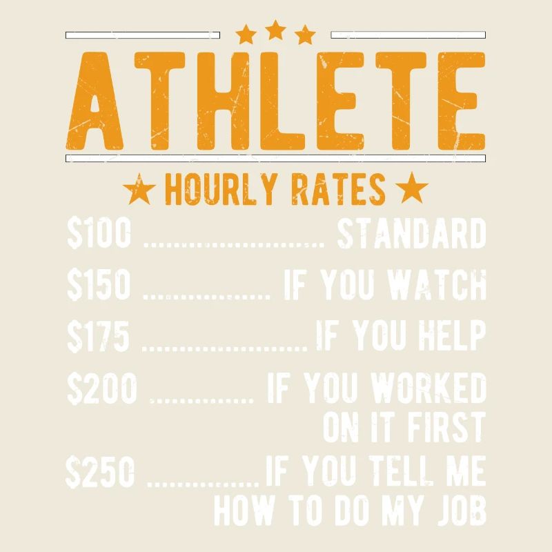 Athlet Stundenlohn