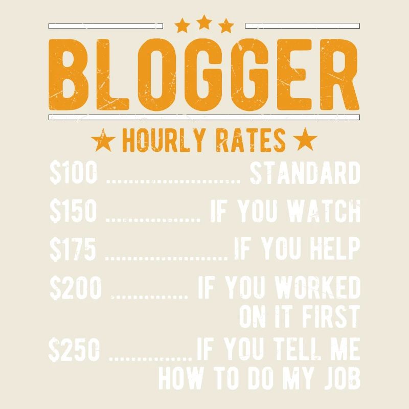 Blogger Stundenlohn