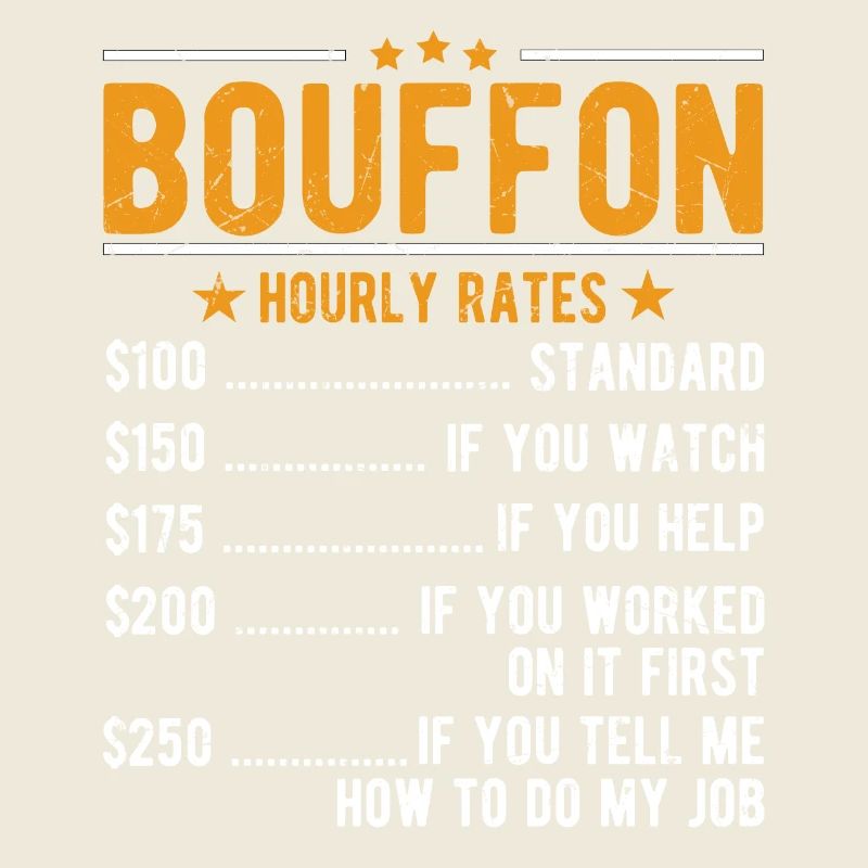 Salaire horaire Bouffon