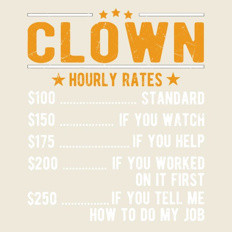 Salaire horaire de clown