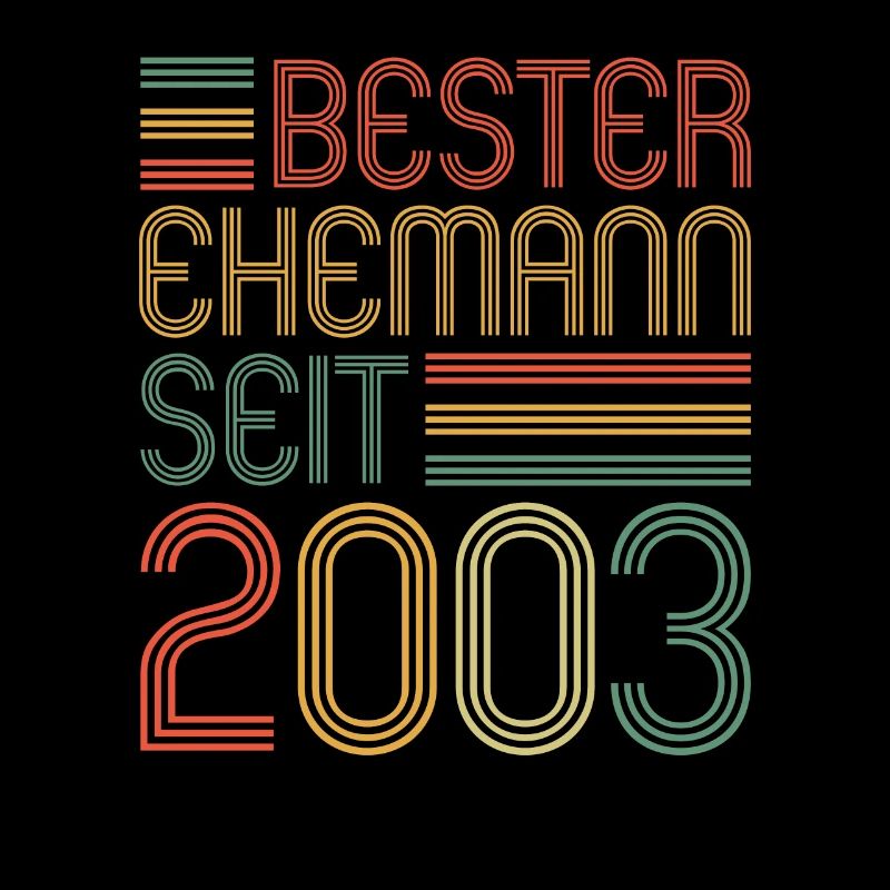 20. Hochzeitstag Bester Ehemann seit 2003