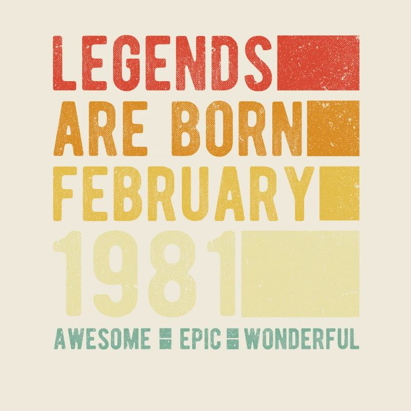 Geburtstag Februar 1981