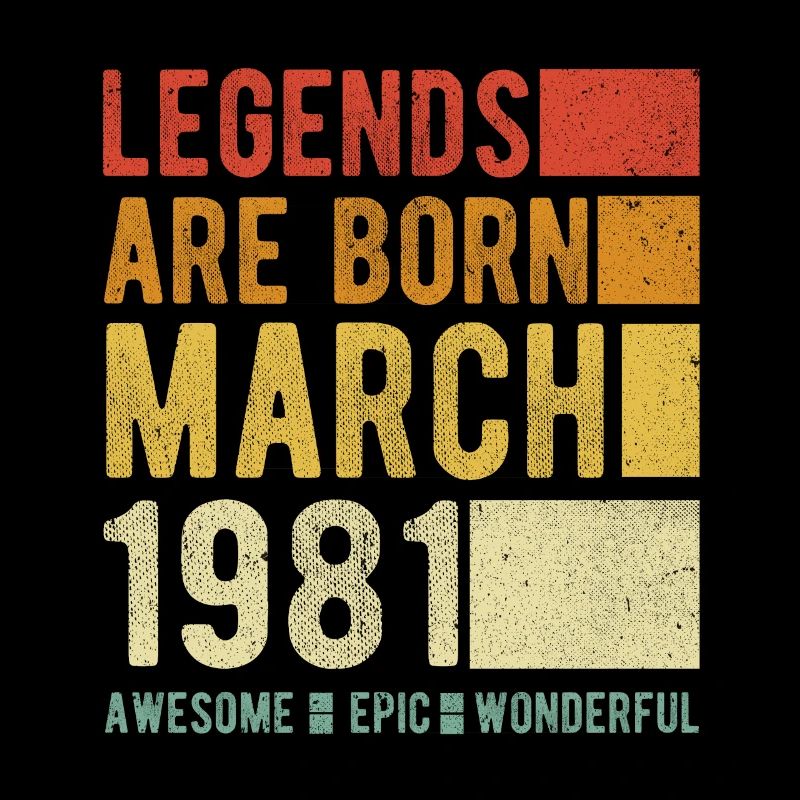 Geburtstag März 1981