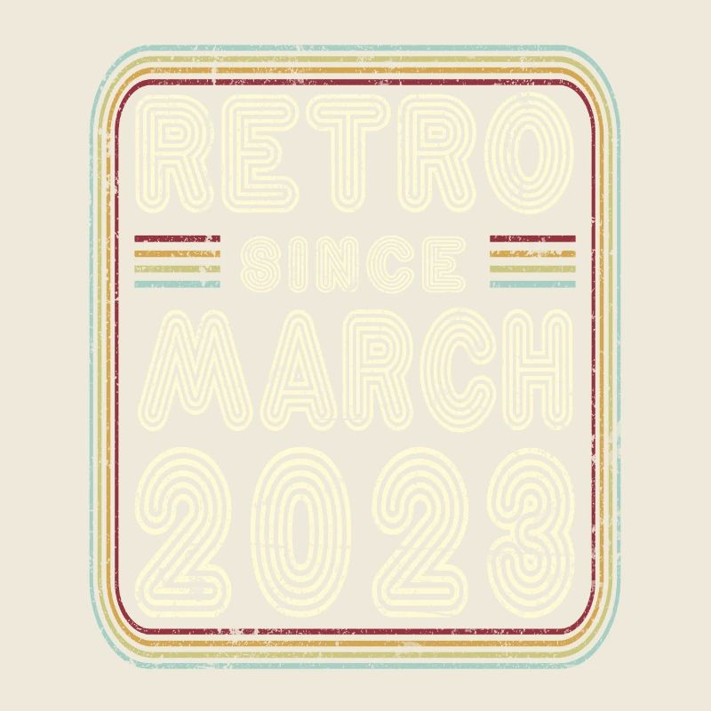 Anniversaire Mars 2023 Cadeau rétro