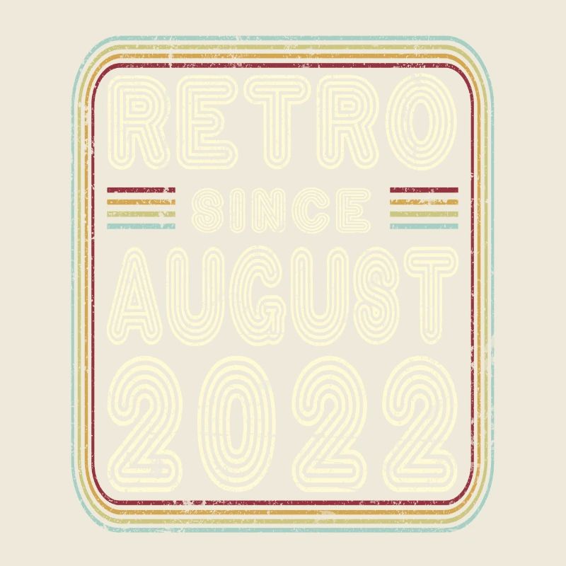 Birthday August 2022 Retro Gift