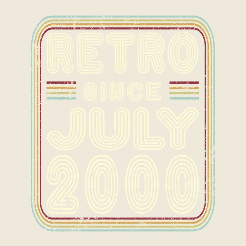 Geburtstag Juli 2000 Retro Geschenk