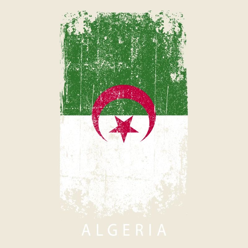 Souvenir avec le drapeau du pays de l’Algérie