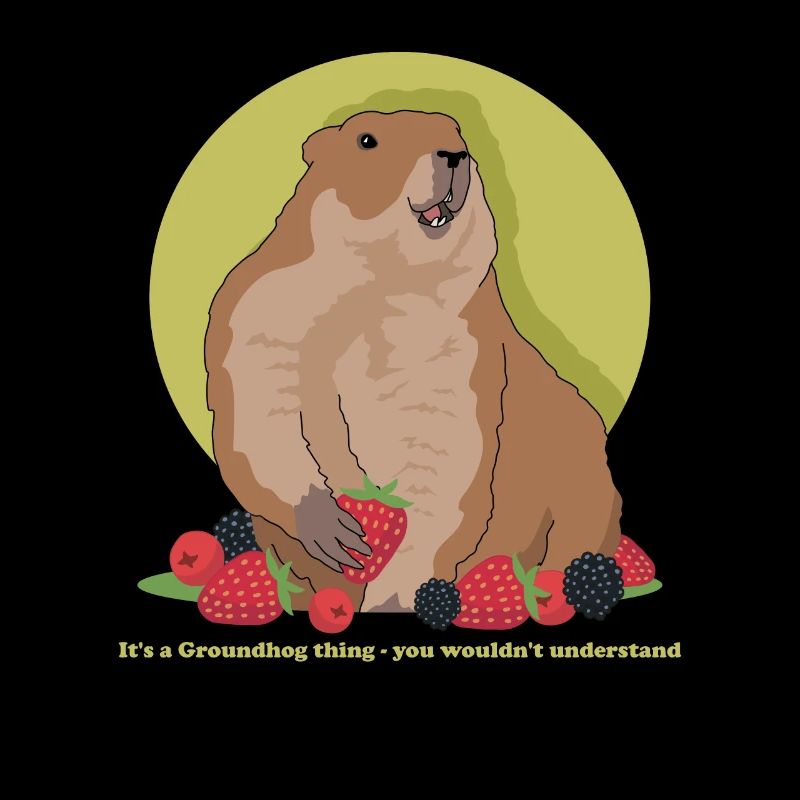 Murmeltiere Mankai Groundhog Munggen Geschenk