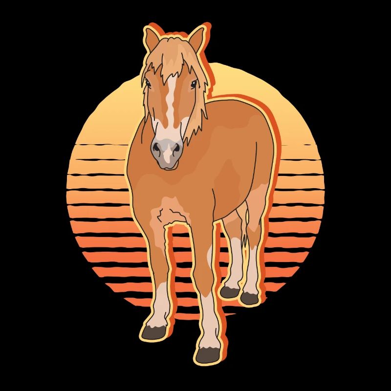 Chevaux Haflinger | Cadeau du propriétaire de chevaux Haffi