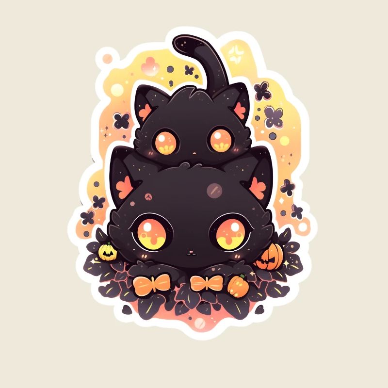 Katze Anime Schwarze Katze