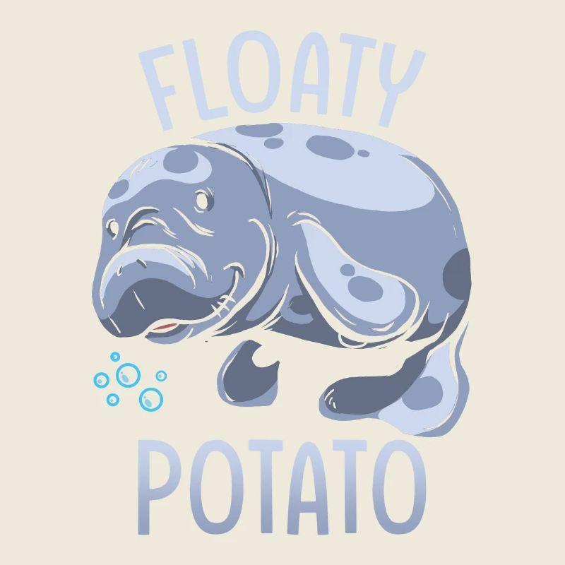 Manatee Floaty Potato Geschenk