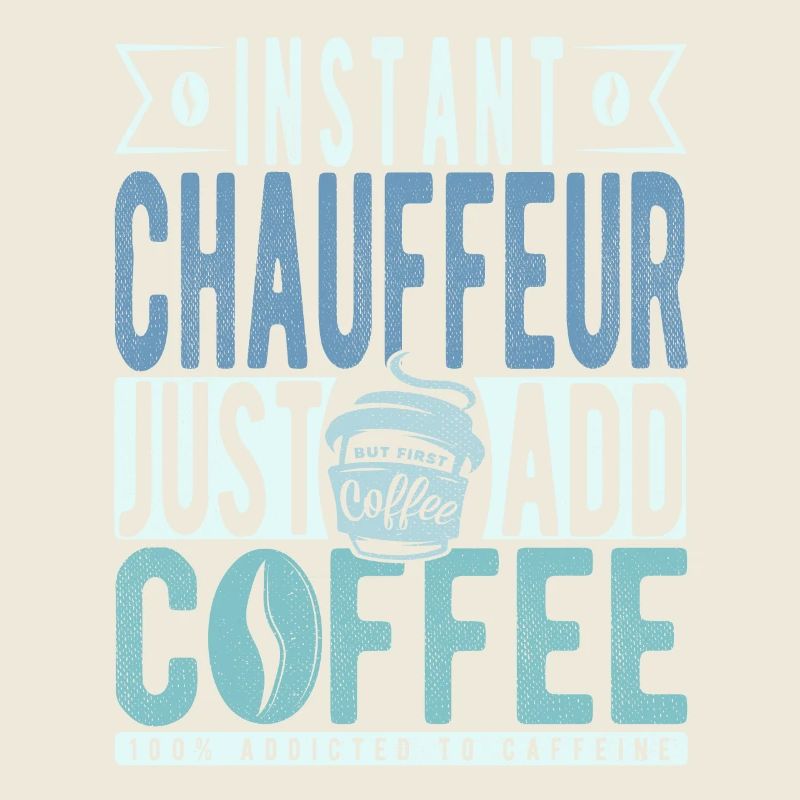 Instant-Chauffeur Fügen Sie einfach Kaffee hinzu