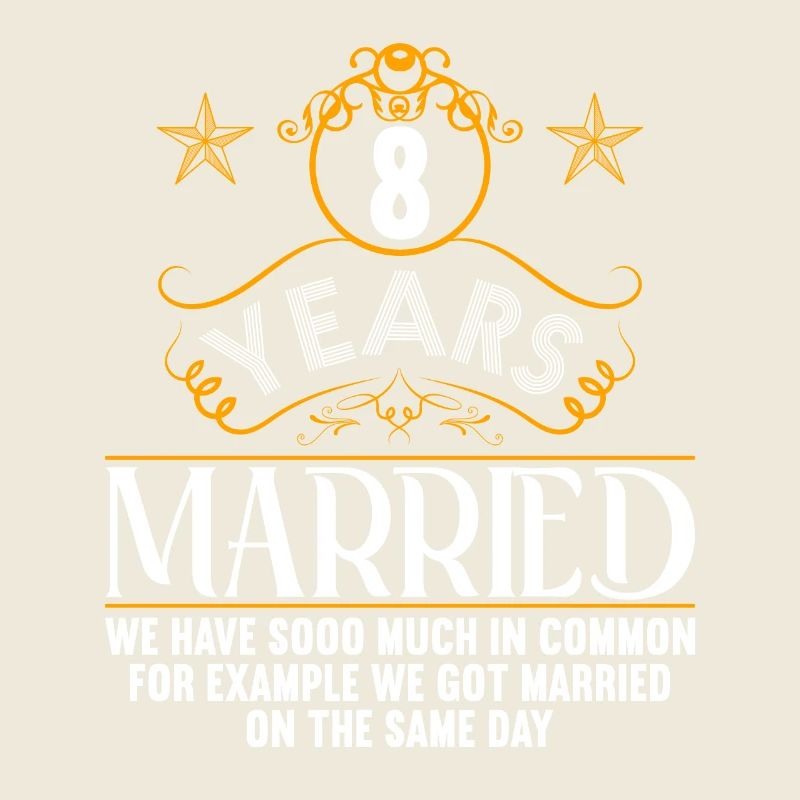 Nous avons beaucoup en commun 8ème anniversaire de mariage