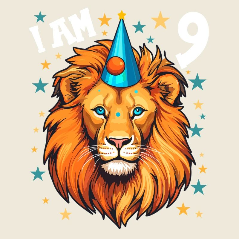 J’ai 9 ans Lion Lion 9e anniversaire