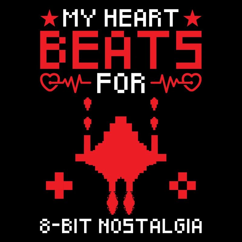 Retro Gaming 8Bit Nostalgia Pixel Art Games