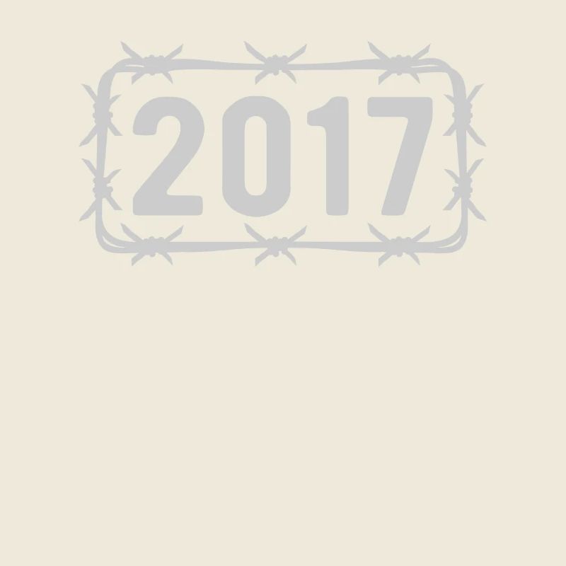 Anniversaire Vintage 2017 fil de fer barbelé