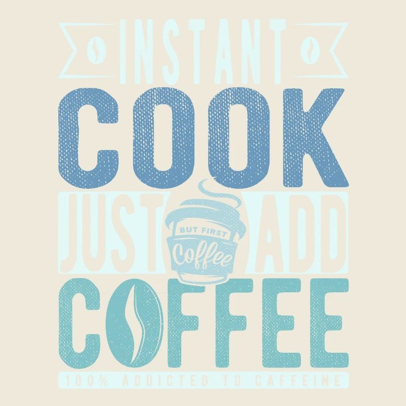 Instant-Kochen Einfach Kaffee hinzufügen