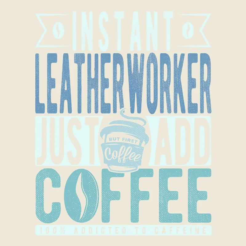 Instant-Lederarbeiter Einfach Kaffee hinzufügen