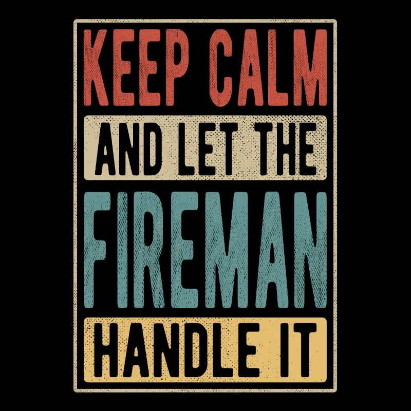 Feuerwehrmann Retro Geschenk