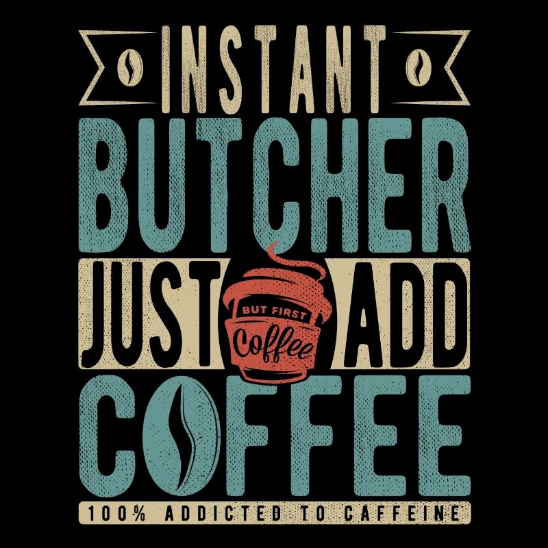 Instant-Metzger einfach Kaffee hinzufügen