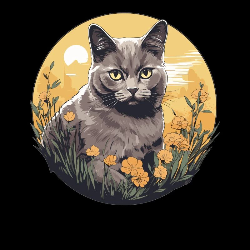 Chartreux Cat Kartäuser Katze