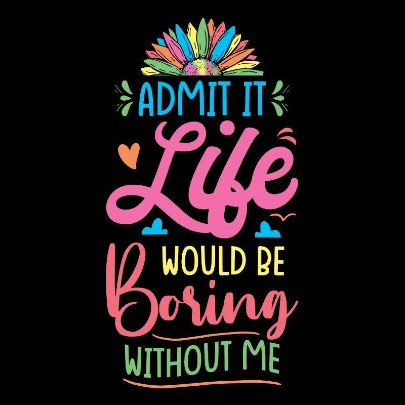 Joie de vivre Un message coloré