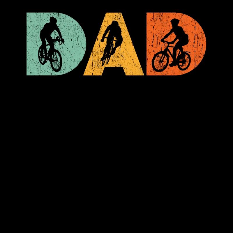 Radfahrender Vater Stolzer Papa