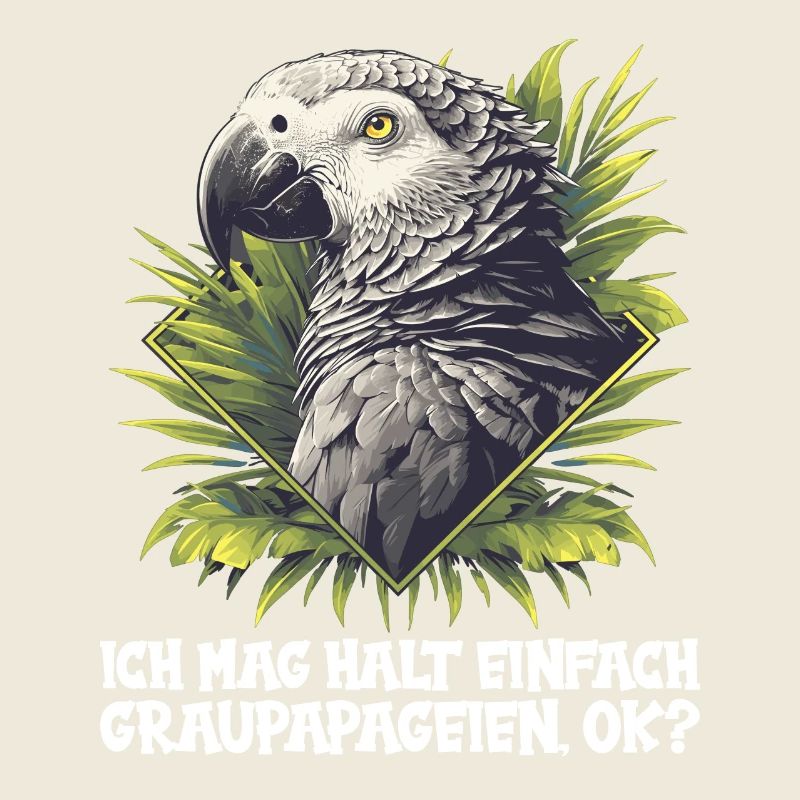 African grey parrots
