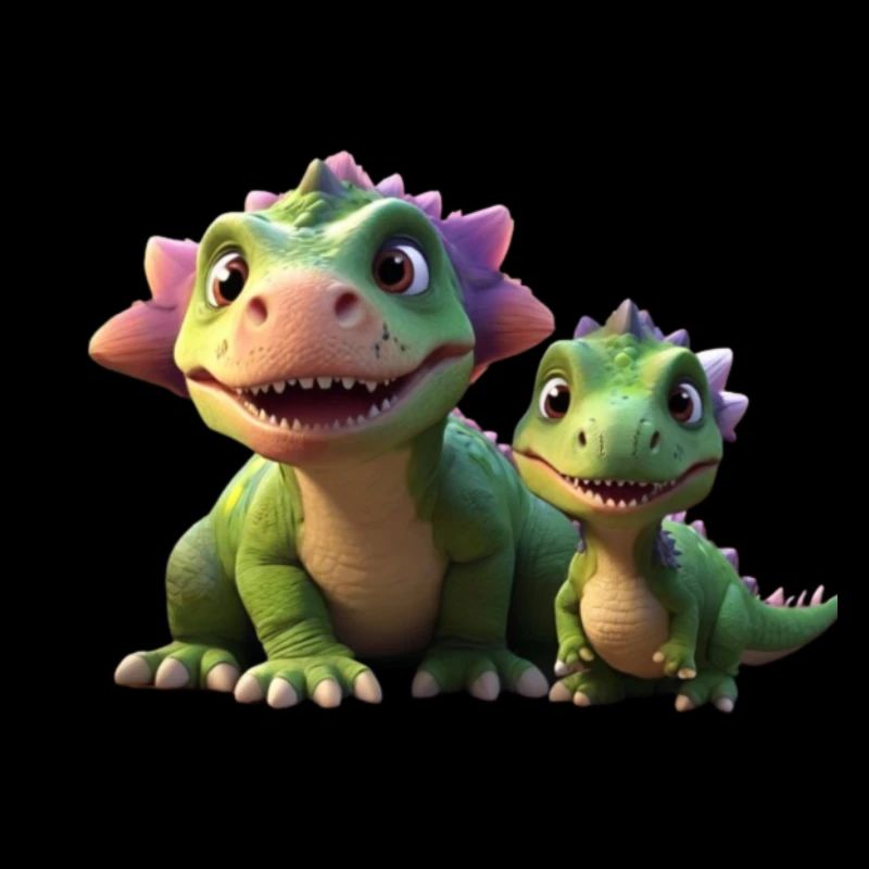 2 kinderfreundliche Dinofreunde