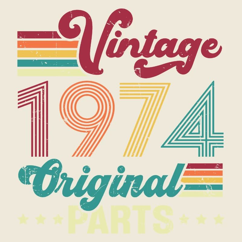 Vintage 1974 Original, Geburtstagsgeschenk