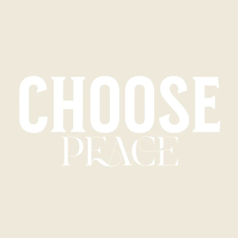 Choisissez Peace Bold Typographic