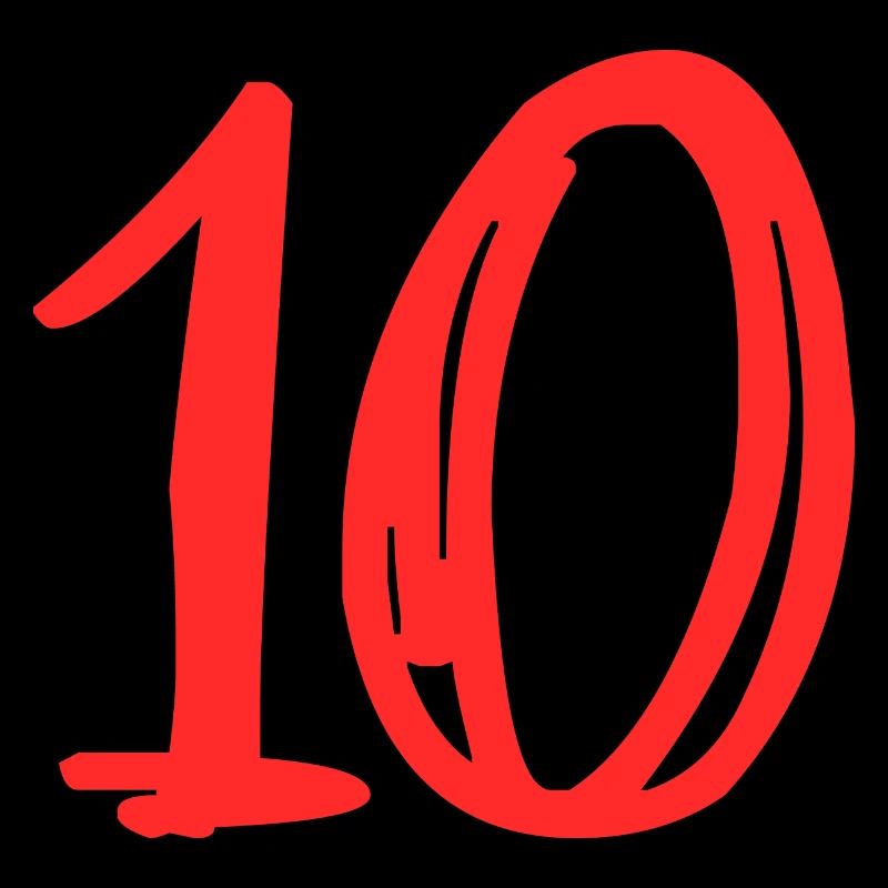 10 JAHRE. 10-JÄHRIGES JUBILÄUM. GEBURTSTAG 10 JAHRE.10