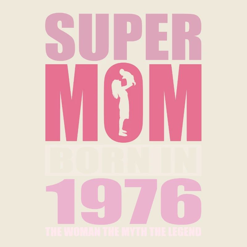 Mama Geburtstag 1976 | Super Mom