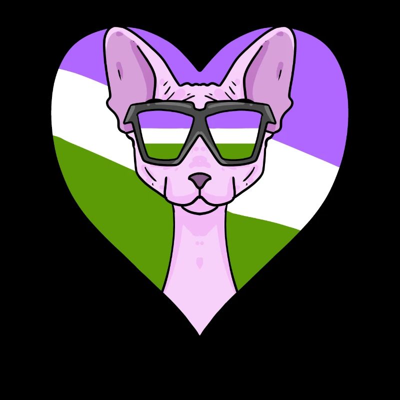 Genderqueer Lgbt Katze Sphynx