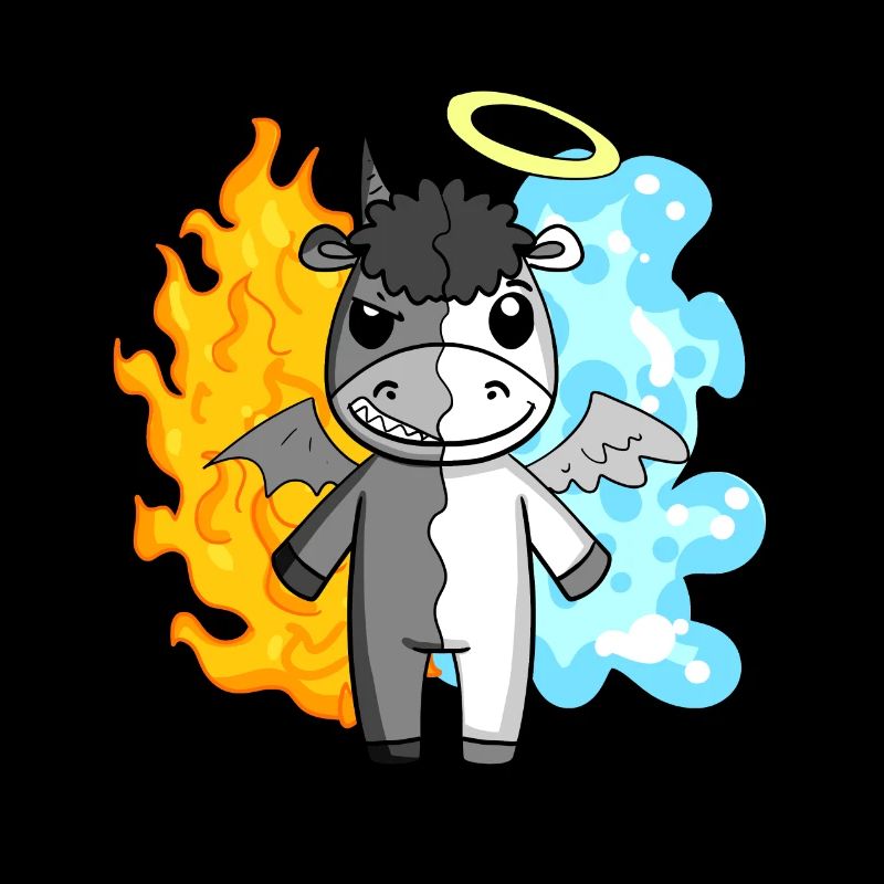 Esel - Engel und Teufel