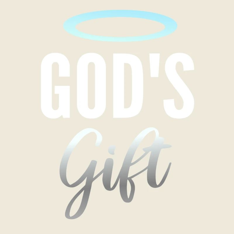 Gottes Geschenk mit Heiligenschein