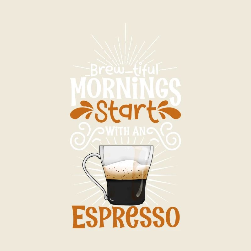 Good morning with espresso