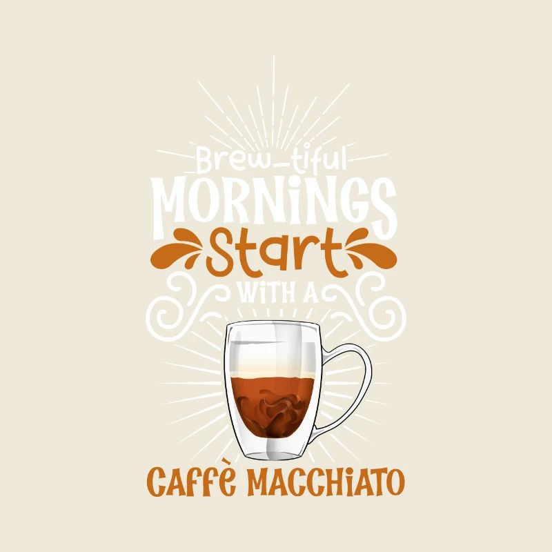 Good morning with caffè macchiato