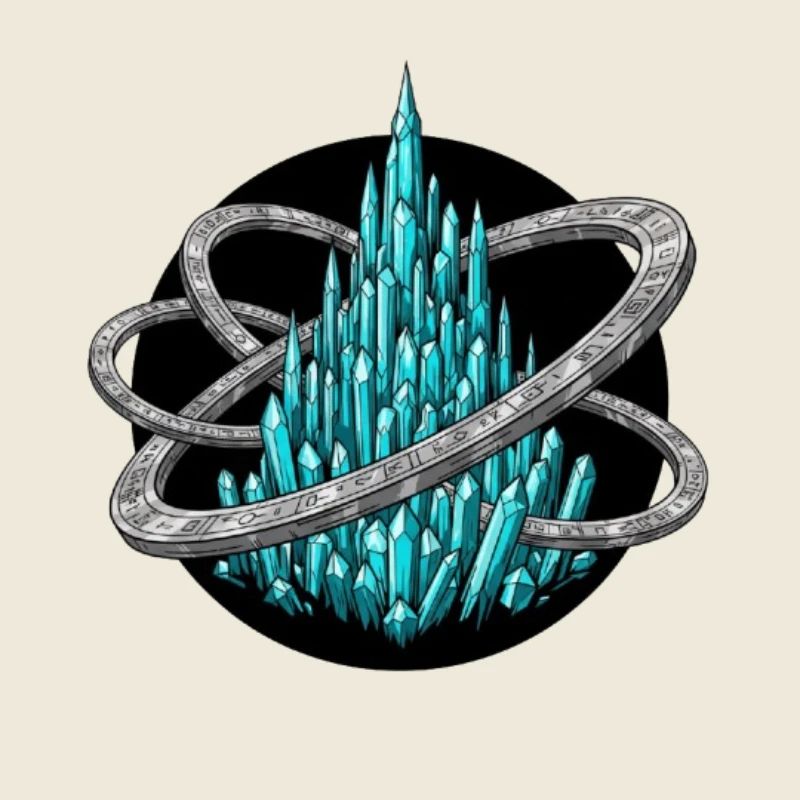 AzurTürkis Kristall-Orbit